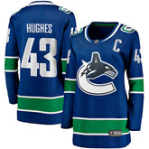 Quinn Hughes Vancouver Canucks - Fanatics Women's Home Breakaway Player Jersey Blue