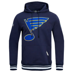St. Louis Blues - Pro Standard Retro Classic Fleece Pullover Hoodie Navy
