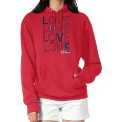 Boston Red Sox G-III 4Her by Carl Banks Women's Love Graphic Fleece Hoodie Sale
