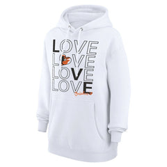 Baltimore Orioles G-III 4Her by Carl Banks Women's Love Graphic Fleece Hoodie for sale