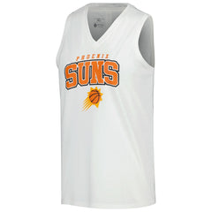 NBA - Phoenix Suns Levelwear Women's Paisley Peekaboo Tank Top - White