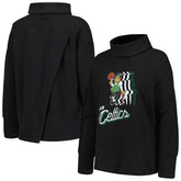 NBA - Boston Celtics Levelwear Women's Sunset Pullover Sweatshirt - Black