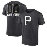 Pittsburgh Pirates Personalized Monochrome Name & Number T-Shirt Online