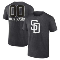 San Diego Padres Personalized Monochrome Name & Number T-Shirt Online