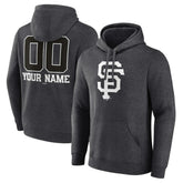 San Francisco Giants Personalized Monochrome Name & Number Pullover Hoodie discount