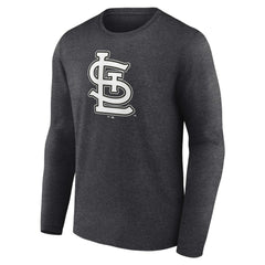 St. Louis Cardinals Personalized Monochrome Name & Number Long Sleeve T-Shirt Sale
