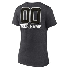 St. Louis Cardinals Women's Personalized Monochrome Name & Number V-Neck T-Shirt On Sale
