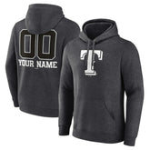 Texas Rangers Personalized Monochrome Name & Number Pullover Hoodie discount