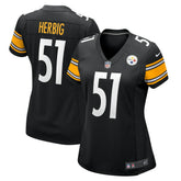 Nick Herbig Pittsburgh Steelers Women's Game Jersey Black - Nike