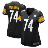 Spencer Anderson Pittsburgh Steelers Women's Game Jersey Black - Nike