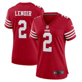 Deommodore Lenoir San Francisco 49ers Women's Game Jersey Scarlet - Nike