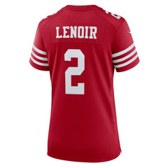 Deommodore Lenoir San Francisco 49ers Women's Game Jersey Scarlet - Nike