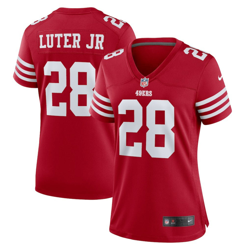 Darrell Luter Jr. San Francisco 49ers Women's Game Jersey Scarlet - Nike