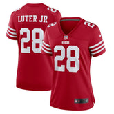 Darrell Luter Jr. San Francisco 49ers Women's Game Jersey Scarlet - Nike