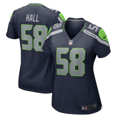 Derick Hall Seattle Seahawks Women's Team Game Jersey College College Navy - Nike