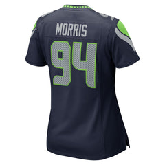 Mike Morris Seattle Seahawks Women's Team Game Jersey College College Navy - Nike