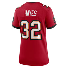 Josh Hayes Tampa Bay Buccaneers Women's Game Jersey Red - Nike