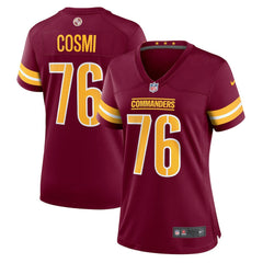 Sam Cosmi Washington Commanders Women's Game Jersey Burgundy - Nike