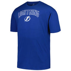 Tampa Bay Lightning - Profile Big & Tall Arch Over Logo T-Shirt Blue