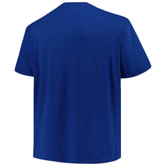 New York Rangers Profile Big & Tall Arch Over Logo T-Shirt Blue