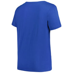Tampa Bay Lightning - Profile Women's Plus Size Arch Over Logo T-Shirt Blue