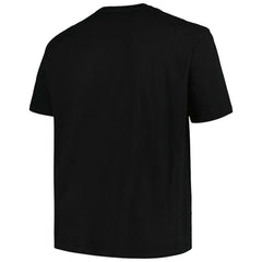 Boston Bruins Profile Big & Tall Arch Over Logo T-Shirt Black
