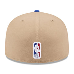New Era - Golden State Warriors 2024 NBA Draft 59FIFTY Fitted Hat - Tan/Royal
