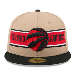 New Era - Toronto Raptors 2024 NBA Draft 59FIFTY Fitted Hat - Tan/Black