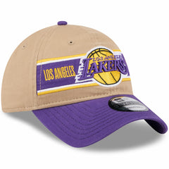 New Era - Los Angeles Lakers 2024 NBA Draft 9TWENTY Adjustable Hat - Tan/Purple