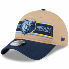 New Era - Memphis Grizzlies 2024 NBA Draft 9TWENTY Adjustable Hat - Tan/Navy