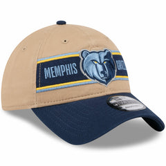 New Era - Memphis Grizzlies 2024 NBA Draft 9TWENTY Adjustable Hat - Tan/Navy