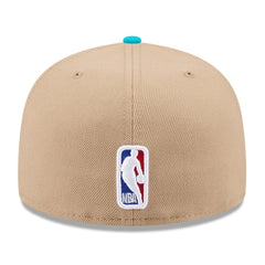 New Era - Charlotte Hornets 2024 NBA Draft 59FIFTY Fitted Hat - Tan/Teal