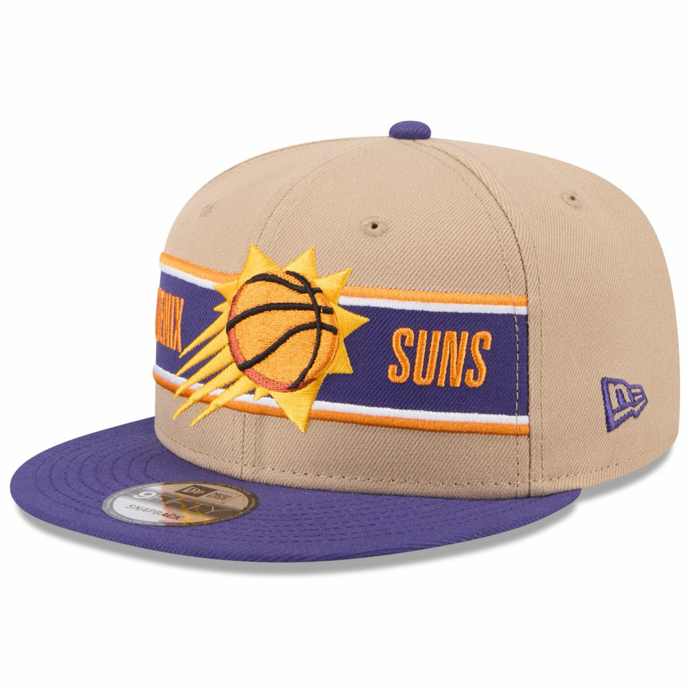 New Era - Phoenix Suns 2024 NBA Draft 9FIFTY Snapback Hat - Tan/Purple