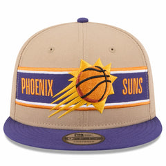 New Era - Phoenix Suns 2024 NBA Draft 9FIFTY Snapback Hat - Tan/Purple