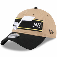 New Era - Utah Jazz 2024 NBA Draft 9TWENTY Adjustable Hat - Tan/Black