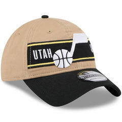 New Era - Utah Jazz 2024 NBA Draft 9TWENTY Adjustable Hat - Tan/Black
