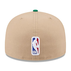 New Era - Boston Celtics 2024 NBA Draft 59FIFTY Fitted Hat - Tan/Kelly Green