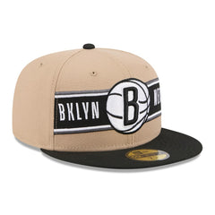 New Era - Brooklyn Nets 2024 NBA Draft 59FIFTY Fitted Hat - Tan/Black