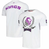 NBA - Sacramento Kings FISLL Unisex Heritage Crest T-Shirt - White