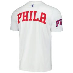 NBA - Philadelphia 76ers FISLL Unisex Heritage Crest T-Shirt - White