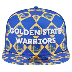 New Era - Golden State Warriors Seeing Diamonds A-Frame Trucker 9FIFTY Snapback Hat - Royal