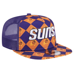 New Era - Phoenix Suns Seeing Diamonds A-Frame Trucker 9FIFTY Snapback Hat - Purple