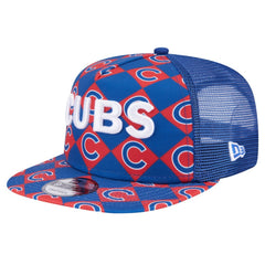 Chicago Cubs New Era Seeing Diamonds A-Frame Trucker 9FIFTY Snapback Hat Lifestyle