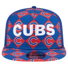 Chicago Cubs New Era Seeing Diamonds A-Frame Trucker 9FIFTY Snapback Hat Lifestyle
