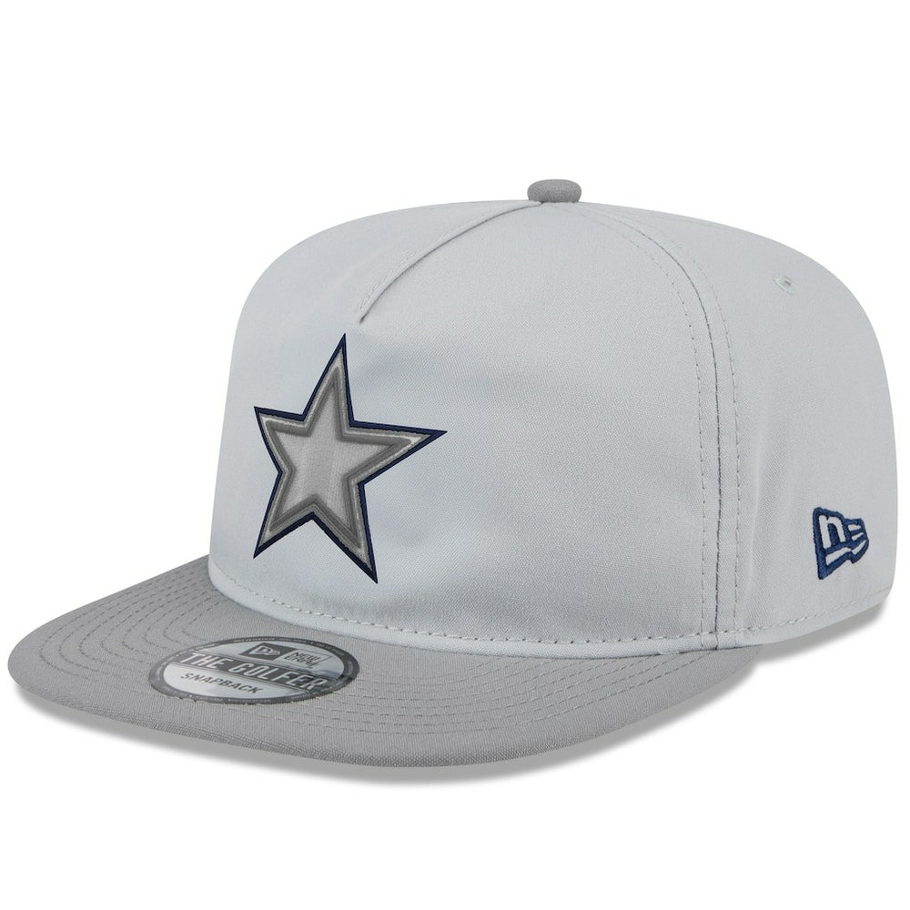 Dallas Cowboys New Era 2024 NFL Training Camp Golfer Snapback Hat Gray - NFL