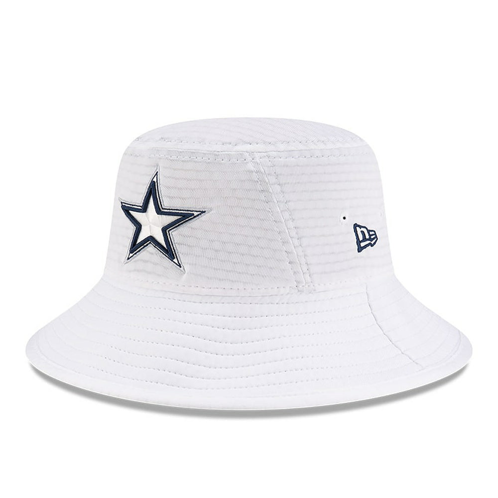 Dallas Cowboys New Era 2024 NFL Training Camp Stretch Bucket Hat White - NFL