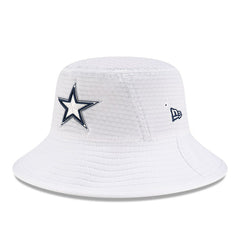 Dallas Cowboys New Era 2024 NFL Training Camp Stretch Bucket Hat White - NFL