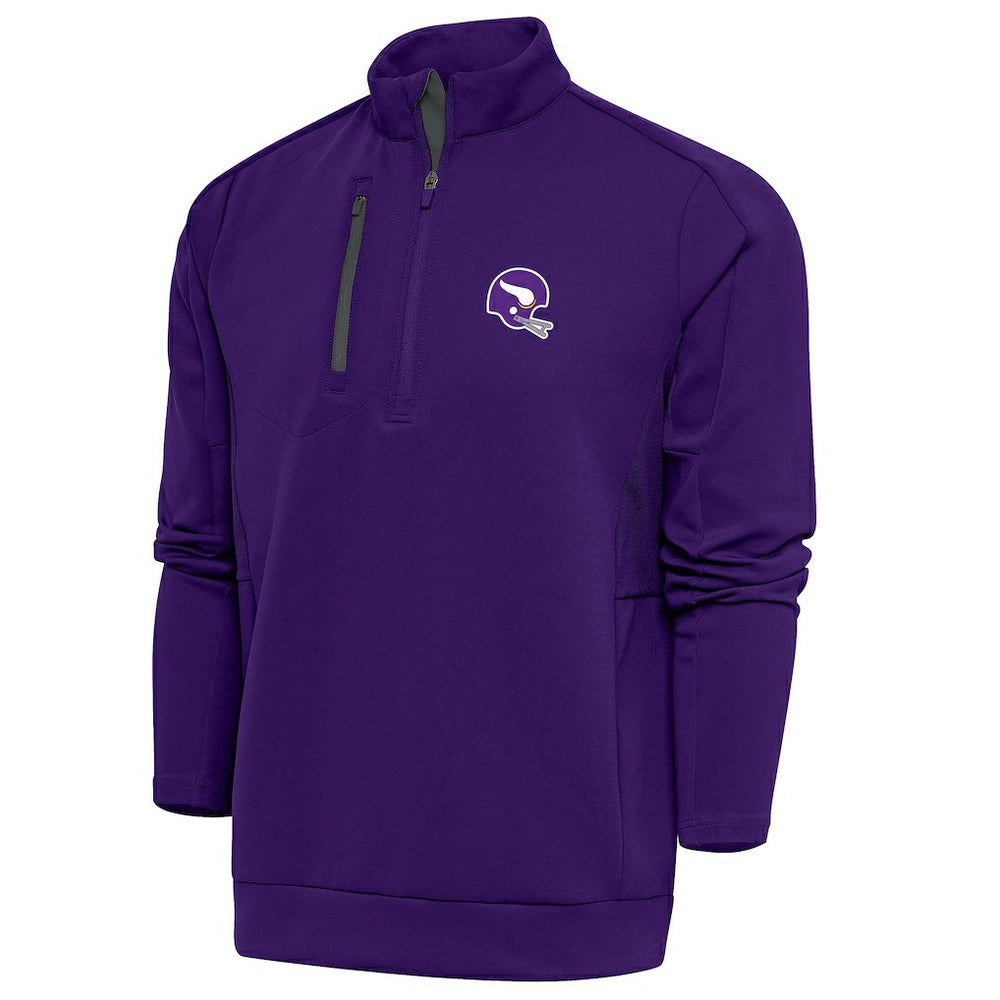Minnesota Vikings Antigua Generation Quarter-Zip Pullover Jacket Purple - NFL