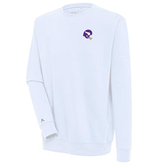 Minnesota Vikings Antigua Victory Crewneck Pullover Sweatshirt White - NFL