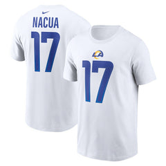 Puka Nacua Los Angeles Rams Player Name & Number T-Shirt White - Nike